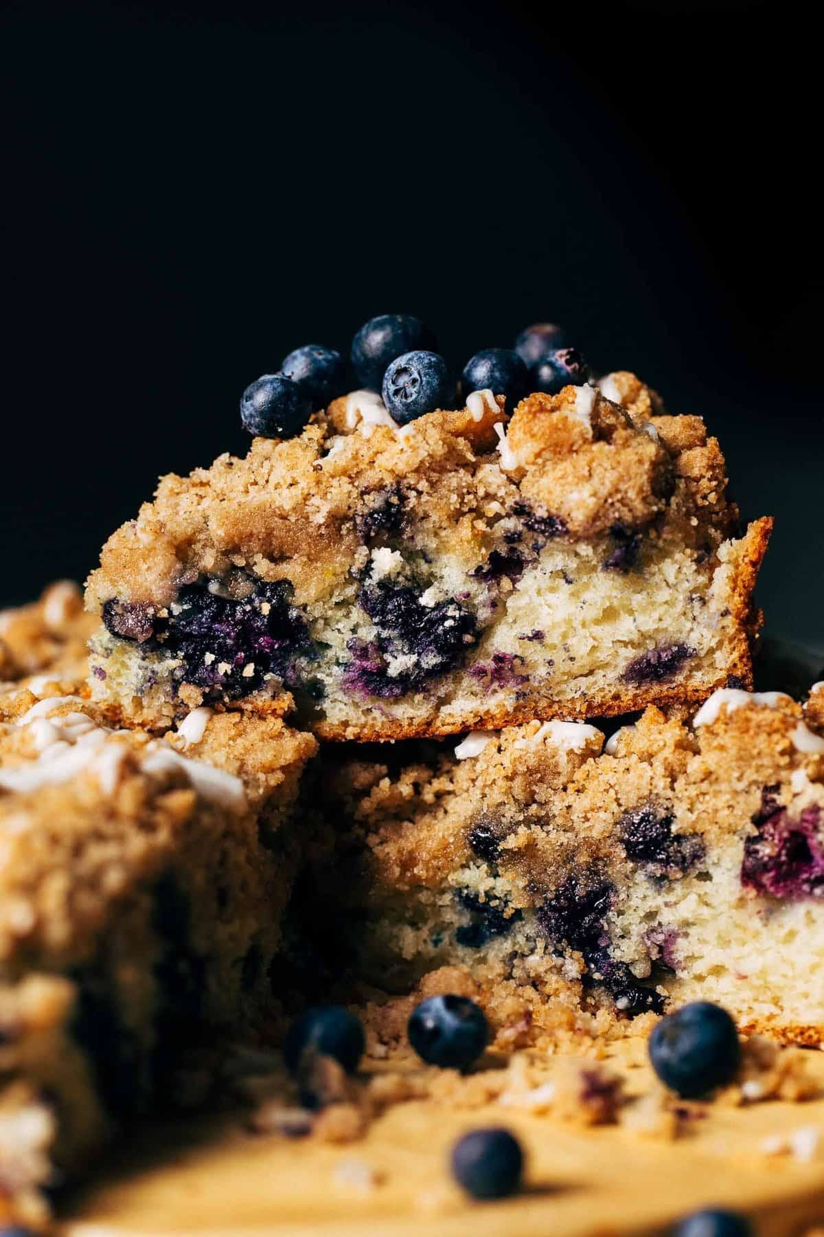 Blueberry Sour Cream Coffee Cake